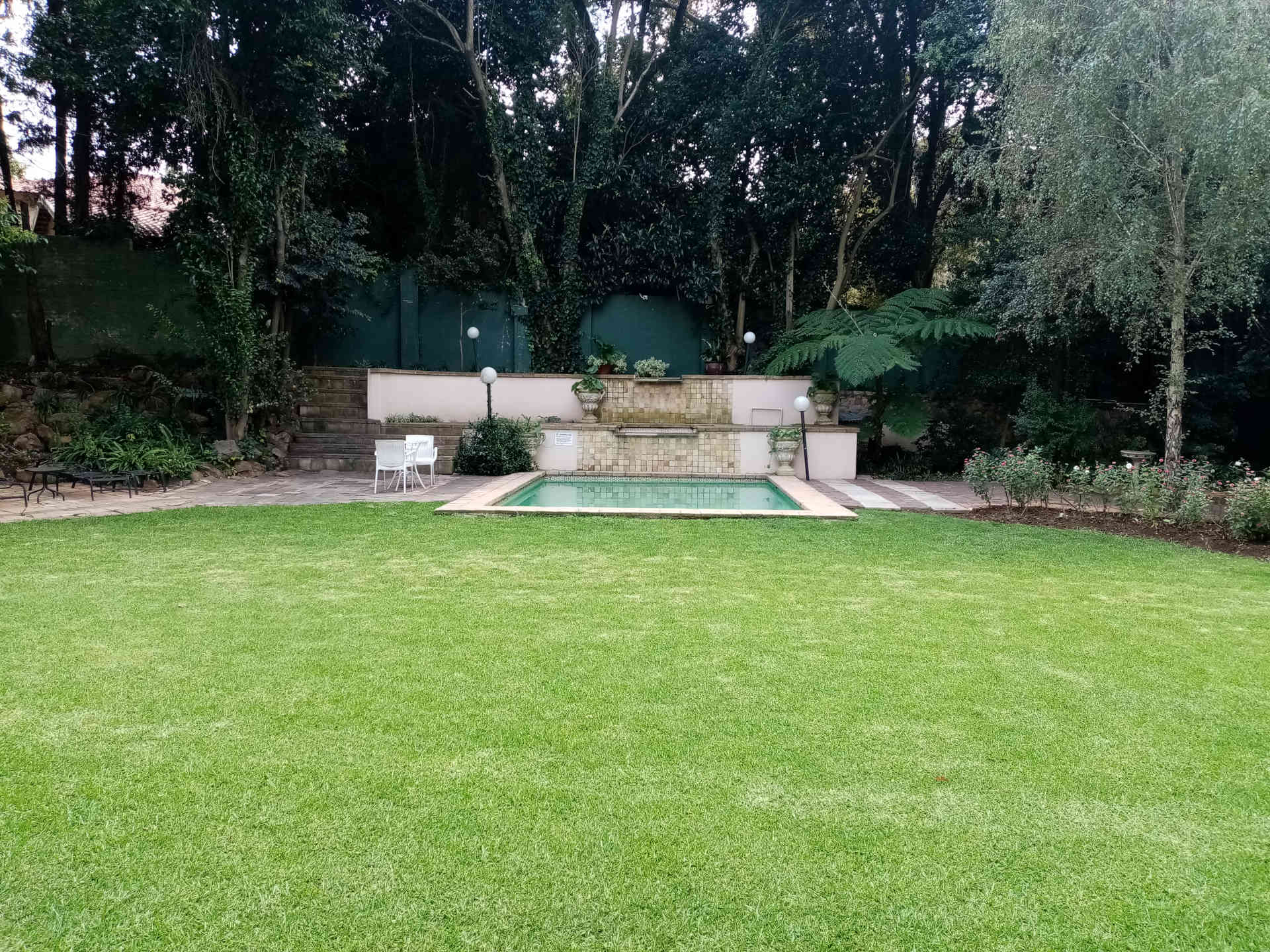 Pool and garden